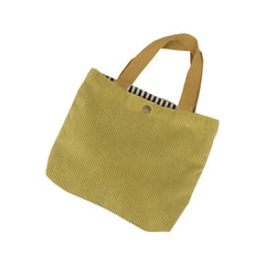 Small Corduroy Lunch Bag for Children and Women