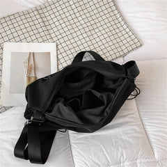 Solid Autumn Winter Ladies Shoulder Bag High Canvas Women Messenger Bags