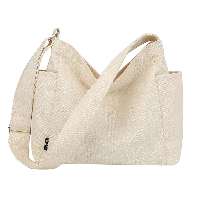 Large Canvas Crossbody Bag for Women