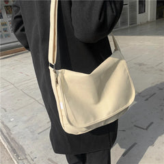 Solid High Canvas Women's Shoulder Bag Crossbody