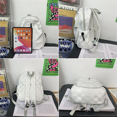 Solid High Nylon Ladies Backpack Anti Theft Backpack