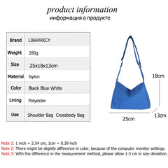 Nylon Women Messenger Bag Student School Bag
