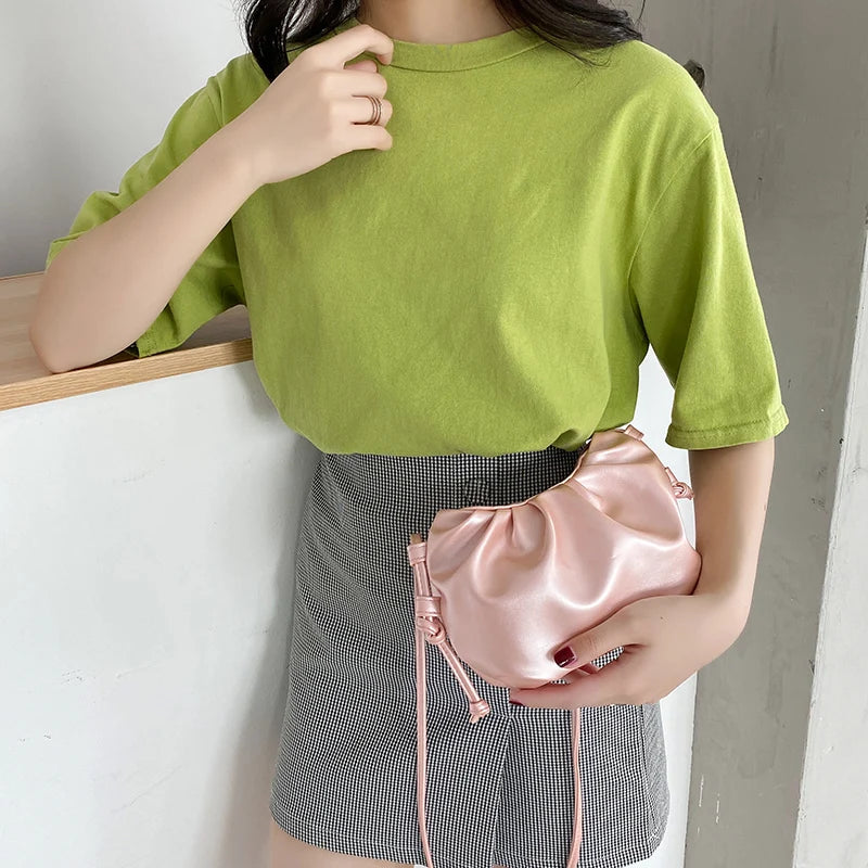Women's Solid Crossbody Clutch Bag for Party Events