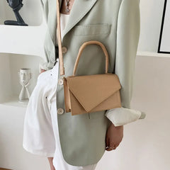 Women's Solid Crossbody Handbag High PU Leather Small Purse