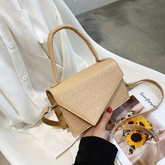 Women's Solid Crossbody Handbag High PU Leather Small Purse