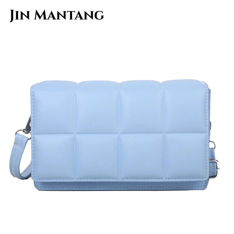 Small PU Leather Crossbody Bags for Women Solid Shoulder Handbags