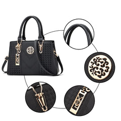 Solid Famous Bags Women Leather Handbags Newest Wallet Ladies Purse Shoulder Bag