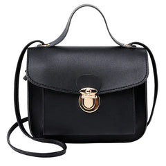 Solid Leather Crossbody Bags For Women Travel Handbag Shoulder Bag
