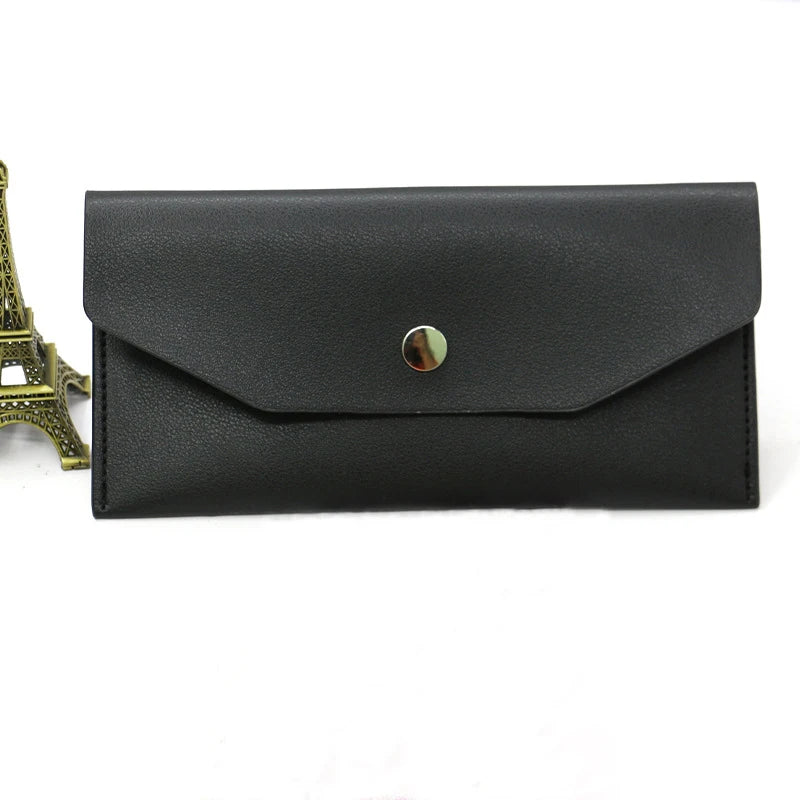 Long Leather Women's Wallet Clutch Bag