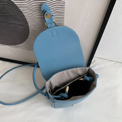 Solid Leather Women's Shoulder Bag Crossbody Cell Phone Bags