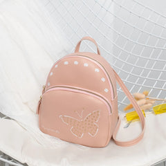Solid Mini Backpack Casual Small Bags For Women Girls All-match Bags