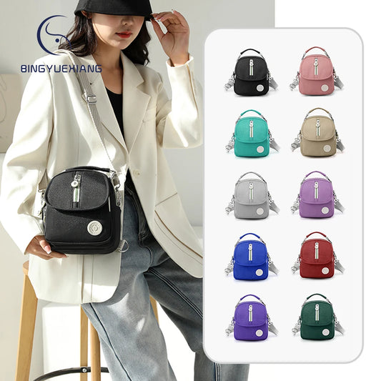 Small High Nylon Ladies Shoulder Bag Women's Handbag