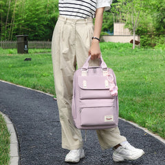 Nylon Backpack for Women and Men Travel School Bag