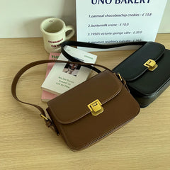 Vintage PU Leather Crossbody Bag for Women, Travel Handbag Shoulder Bag