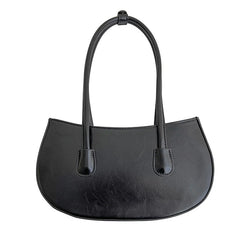 Solid PU Leather Shoulder Bags For Women Summer Handbags And Purse