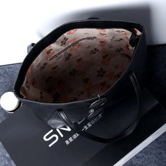 PU Leather Women Shoulder Bags Large Capacity Shopping Armpit Messenger
