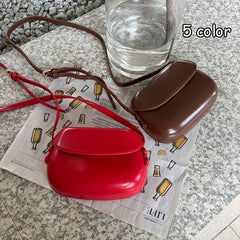 Zebra-stripe Crossbody Shoulder Bag PU Leather Women's Handbag