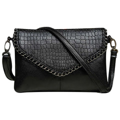 Soft Leather Envelope Bag Clutch Shoulder Handbag Purse Totes