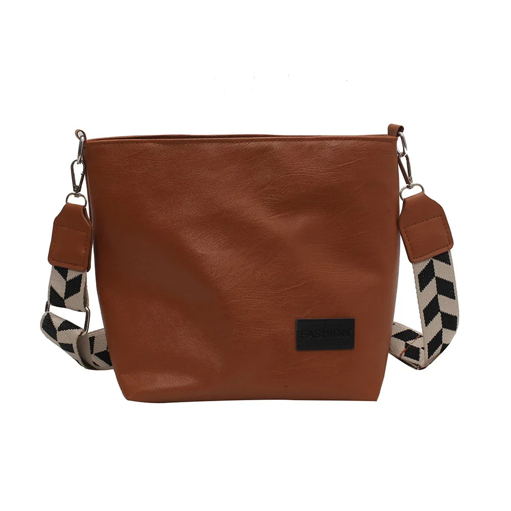 Plaid Pattern Crossbody Bag with Shoulder Strap