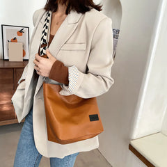Plaid Pattern Crossbody Bag with Shoulder Strap