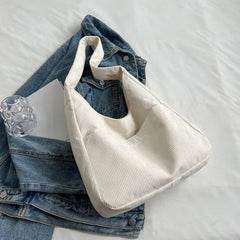 Women's Solid Shoulder Tote Bag for Travel and Shopping