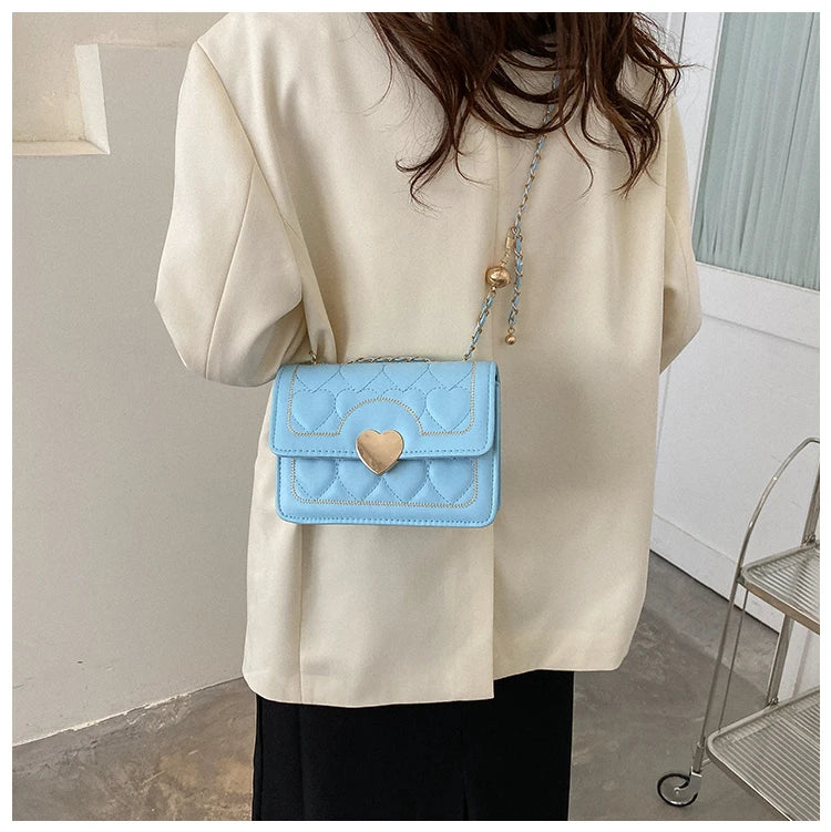 Solid Women's Crossbody Bags Pu Leather Ladies Shoulder Bags