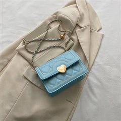 Solid Women's Crossbody Bags Pu Leather Ladies Shoulder Bags
