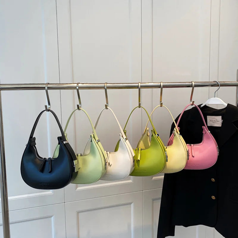 Small PU Leather Shoulder Bag for Women Handbag and Purse Lady Totes