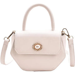 Women's Small Tote Bag PU Leather Handbag