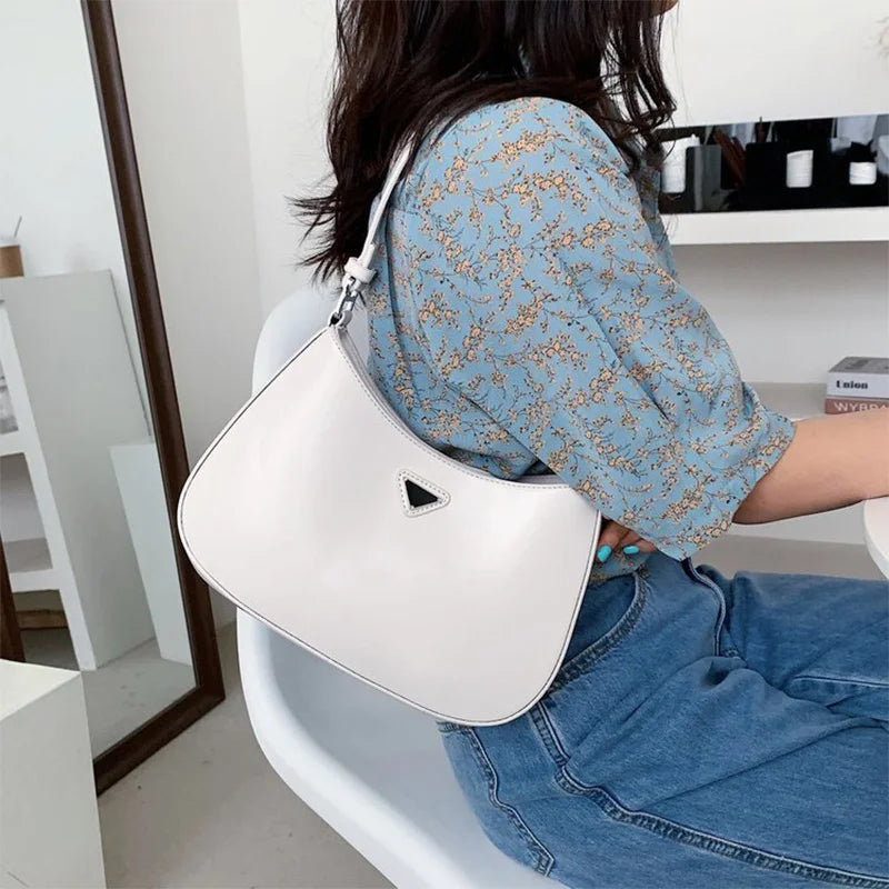 Women's PU Leather Shoulder Tote Bag Hasp Handbag