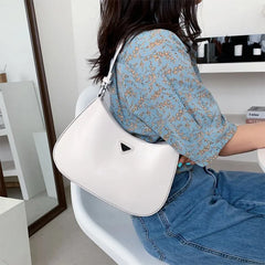 Women's PU Leather Shoulder Tote Bag Hasp Handbag