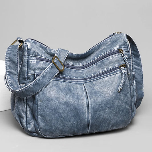 Vintage Leather Women's Shoulder Bag Crossbody Purse Messenger Hobo Bag