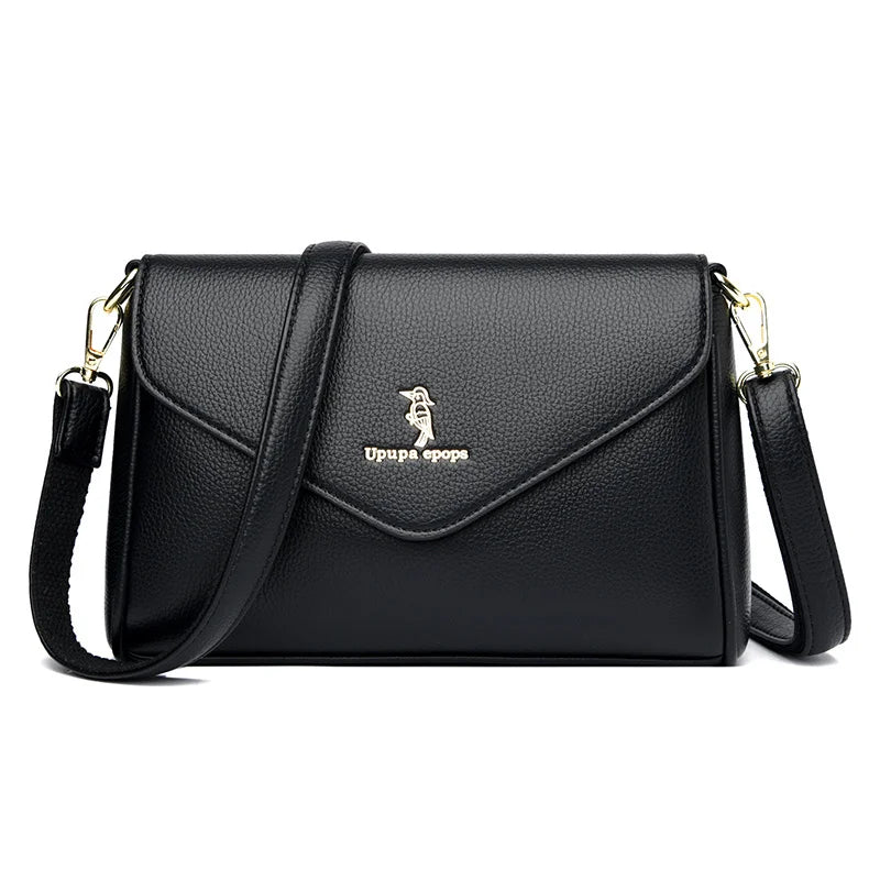 Solid Square Shoulder Bags Women's Handbag Small Flap Messenger Bag