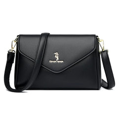 Solid Square Shoulder Bags Women's Handbag Small Flap Messenger Bag