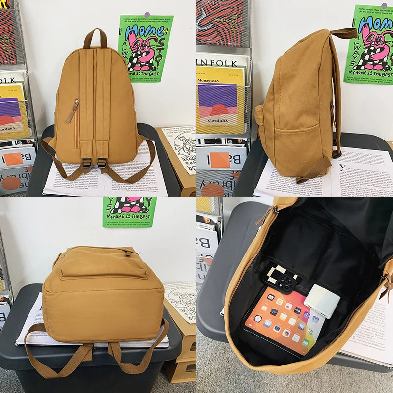 Teen Girls Shoulder Bag Travel Backpack Student College Schoolbag