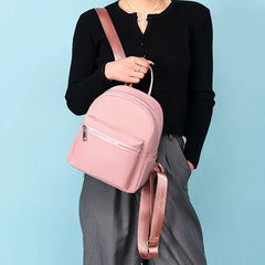 Waterproof Oxford Mini Backpack for Women Multi-Function School Bags