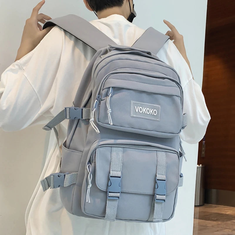 Waterproof Nylon Backpack for Teens Girls