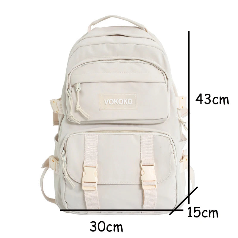 Waterproof Nylon Backpack for Teens Girls