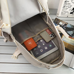 Waterproof Nylon Backpack for Teens Girls