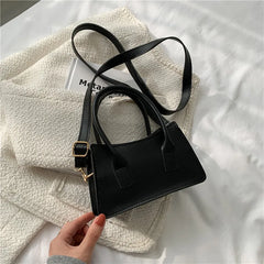 Solid Women Messenger Bags Female Shoulder Bags Retro Handbags