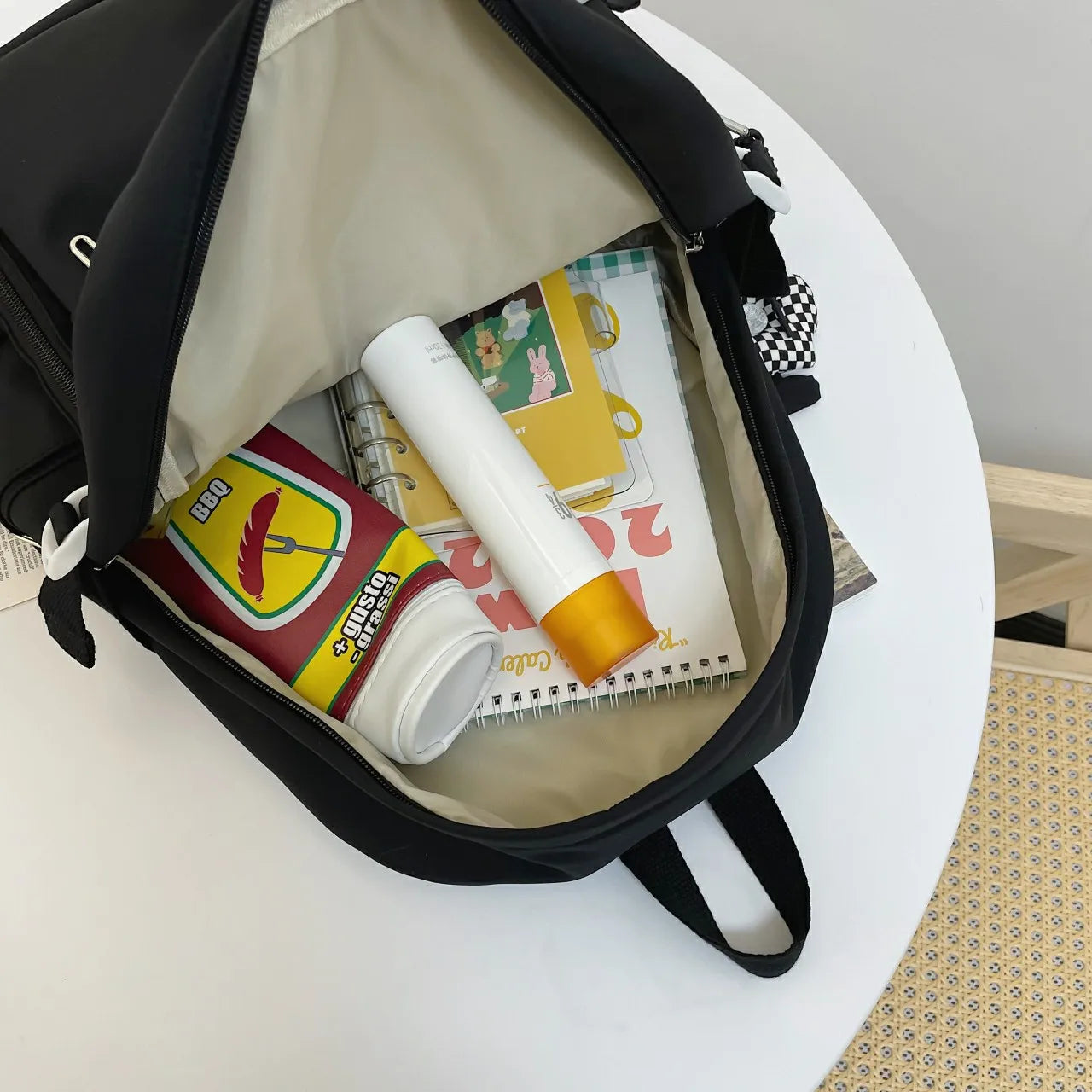 Waterproof Nylon Backpack for School Girls