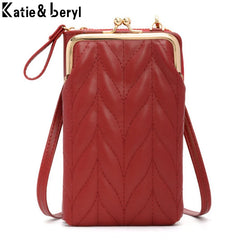 Solid Women's Mini Crossbody Bag Cell Phone Shoulder Messenger Clutch