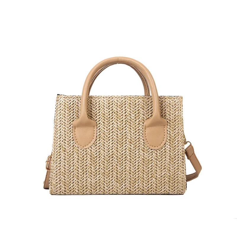 Solid Small Square Bag for Girl Women's Shoulder Bag
