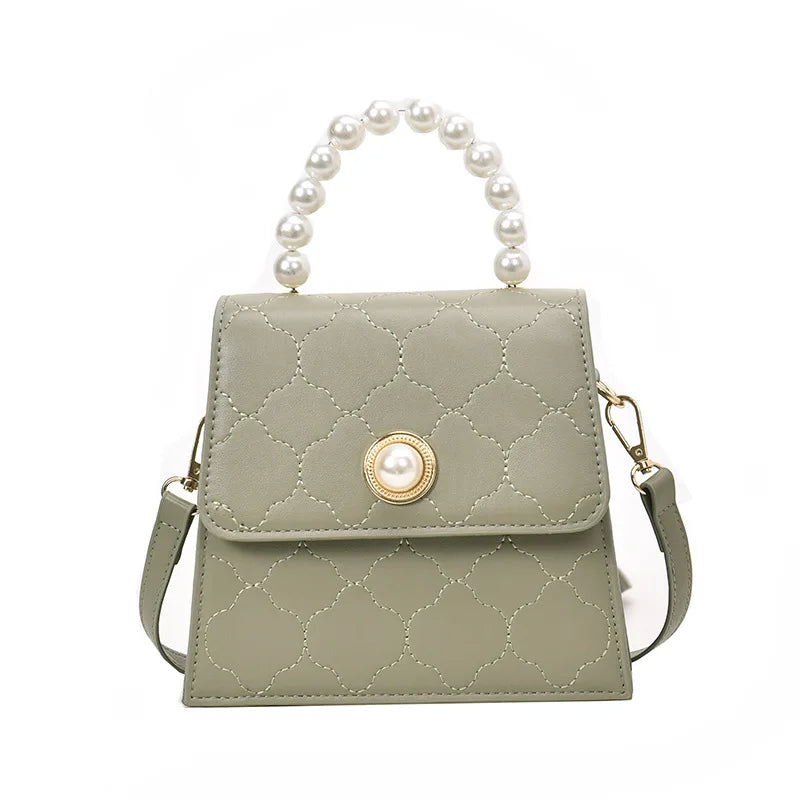 Small Handbag Purse Leather Flap Party Purse Ladies Pouch