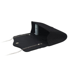 Ruched Evening Bags Leather Clutches Envelope Bags With Chain Shoulder Bags