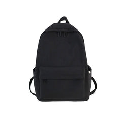 Solid Female College Schoolbag Women Backpack Travel Bag