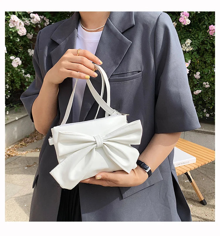 Solid Leather Handbags Detachable Bag for Women