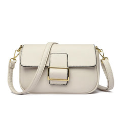 Solid Leather Shoulder Bags for Women High Leather Messenger Bag Mini Purses