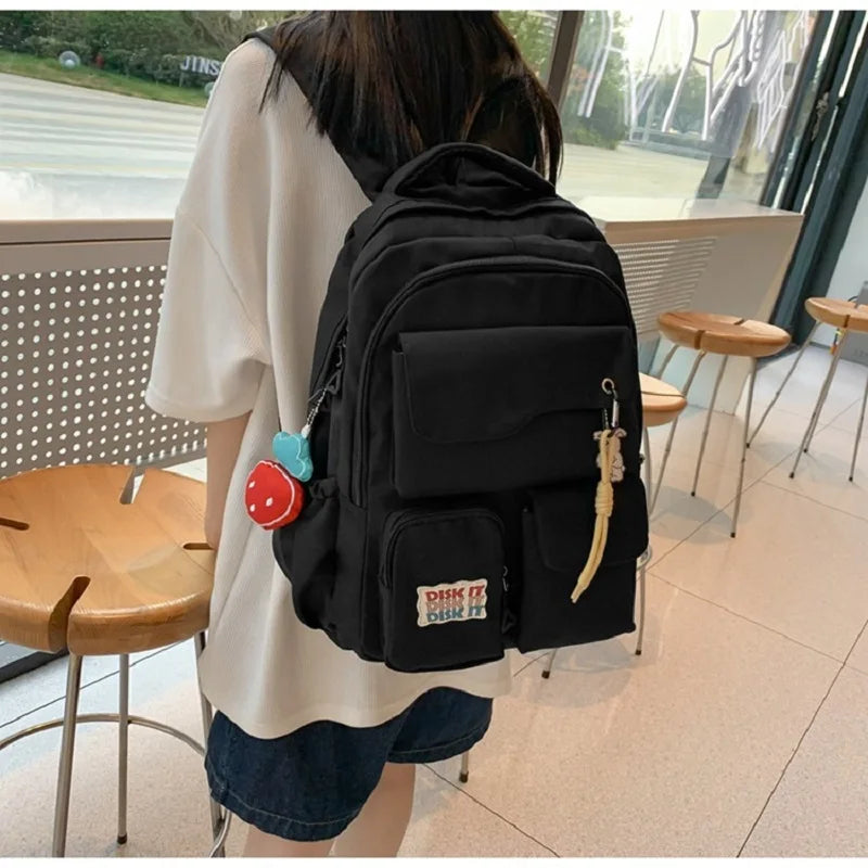 Japanese Style Student Schoolbag Lightweight Large Capacity Backpack