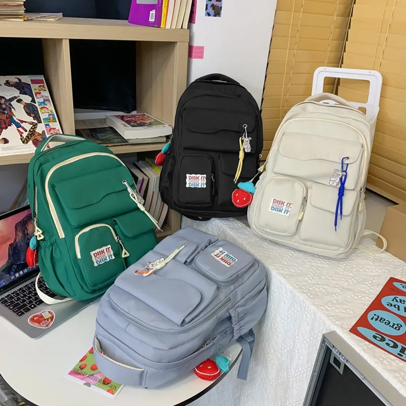 Japanese Style Student Schoolbag Lightweight Large Capacity Backpack